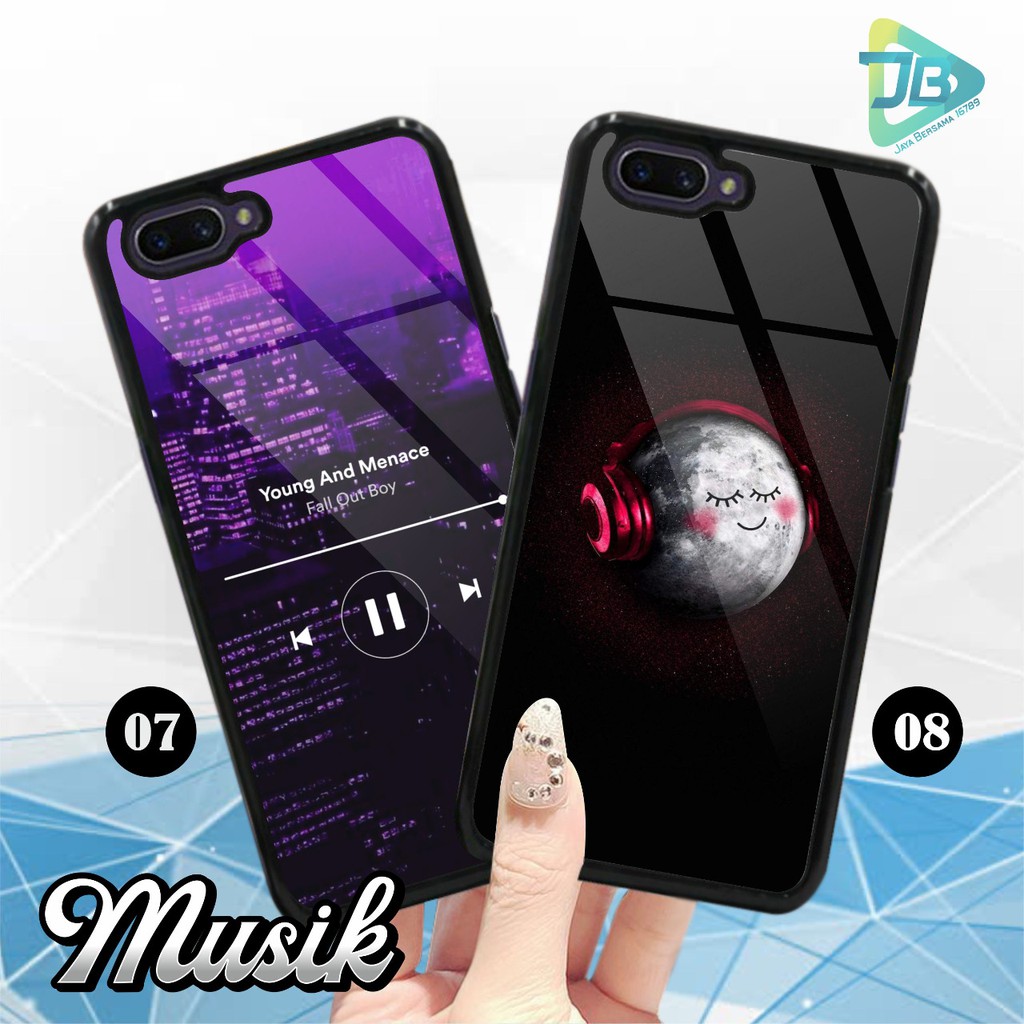 HARDCASE 2D GLOSSY MUSIK OPPO VIVO XIAOMI SAMSUNG REALME IPHONE ALL TYPE JB4668