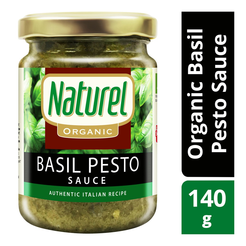 

Naturel Organic Basil Pesto Sauce 140g Made in Italy