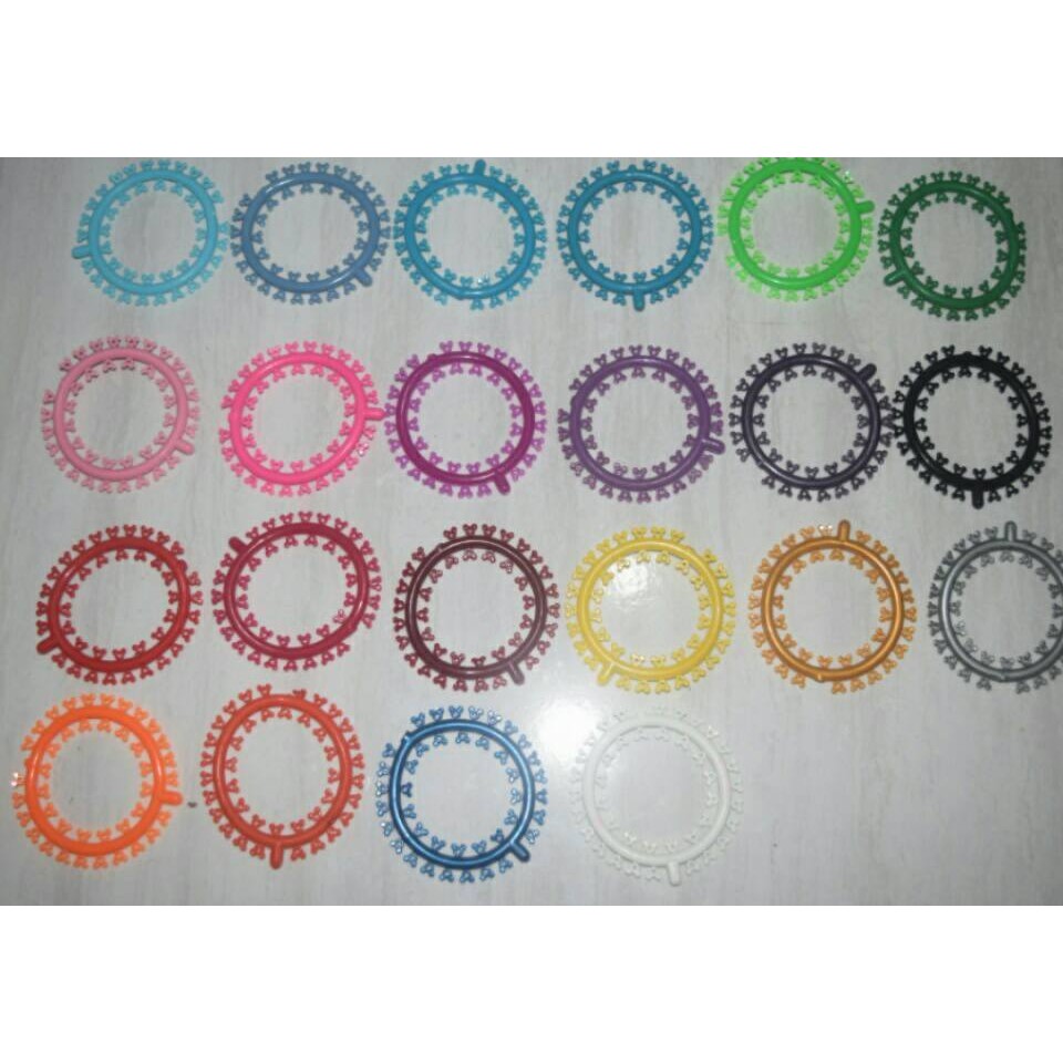 Karet Motif Behel 1pak (25pcs)