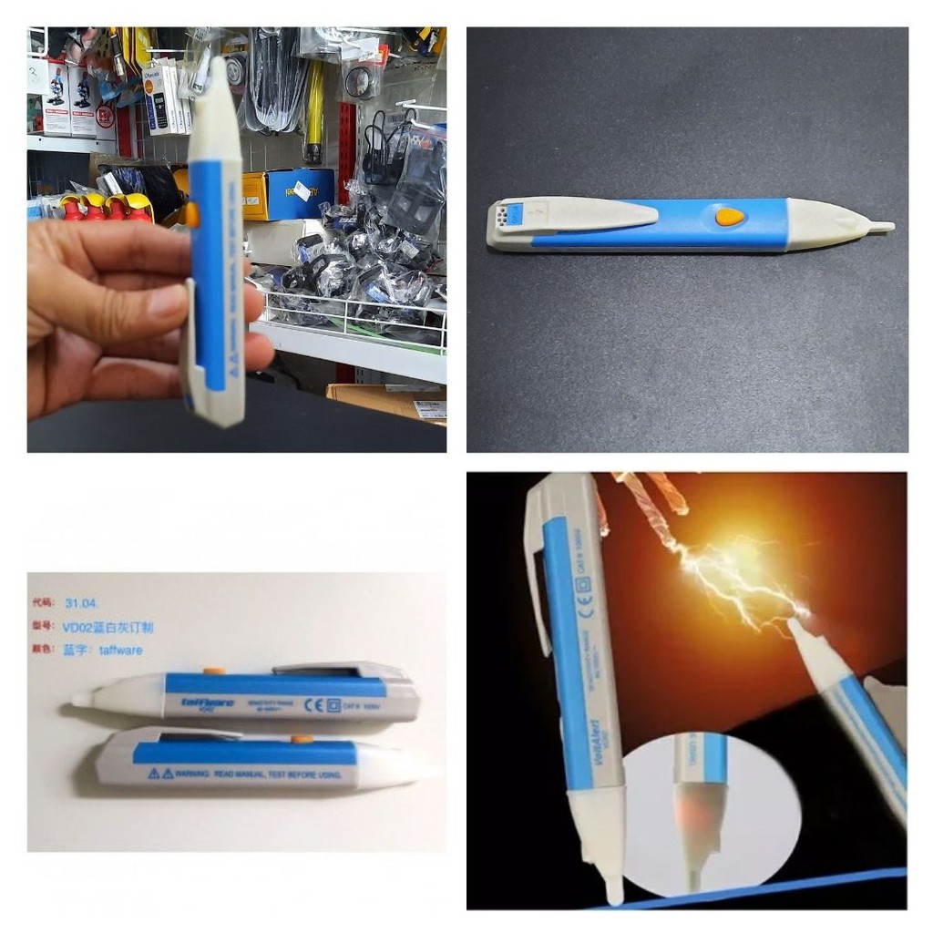 Alat Tes Listrik Smart Test Pen Otomatis Non Kontak AC Voltage Detector 90V 1000V 111