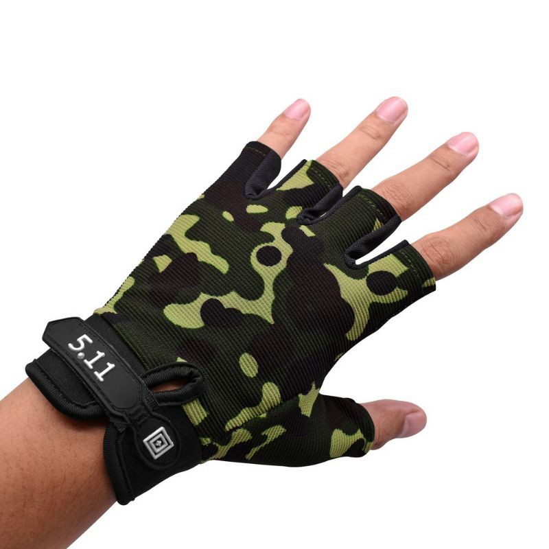 SARUNG TANGAN MOTOR SARUNG TANGAN MECHANIX SARUNG TANGAN PRIA  GLOVES HALF FINGER ZNL-511