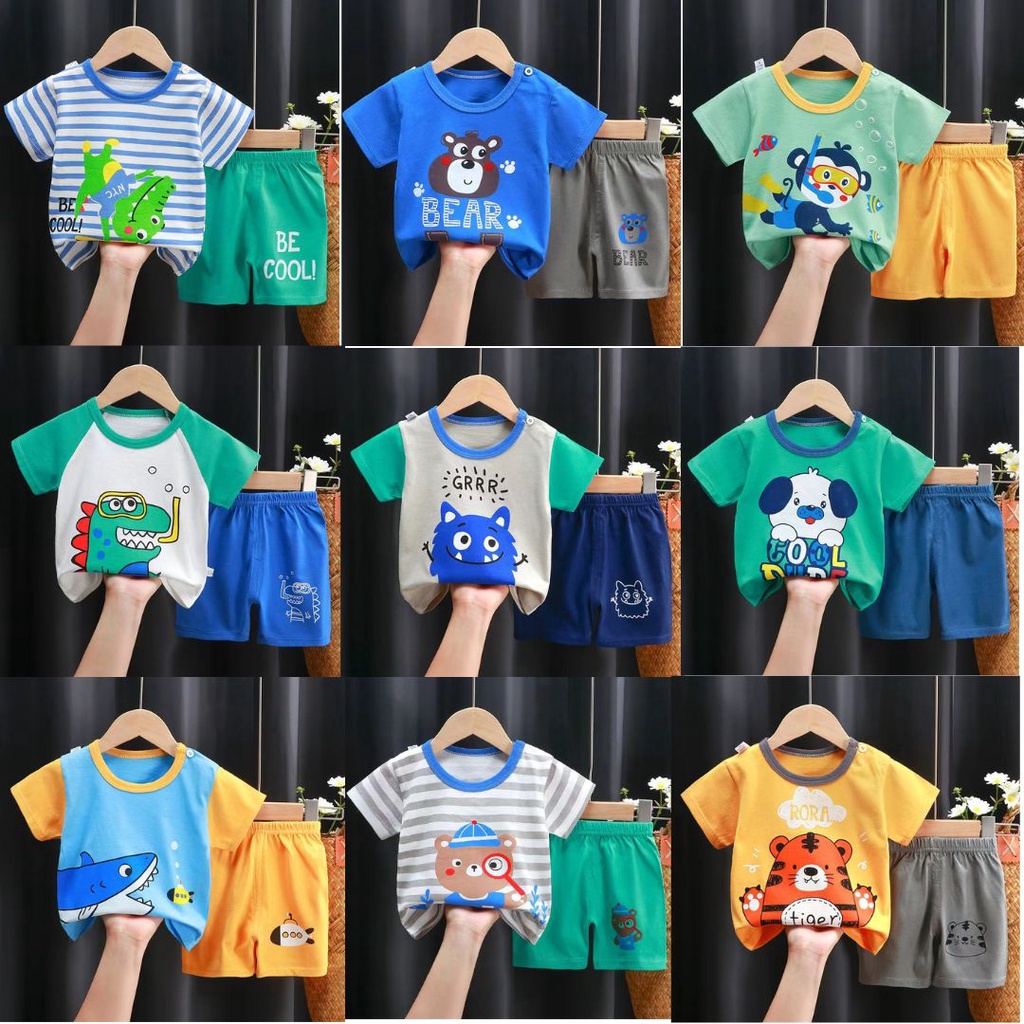 stoberi - BAJU BAYI LENGAN PENDEK/ SETELAN BAYI NEW1