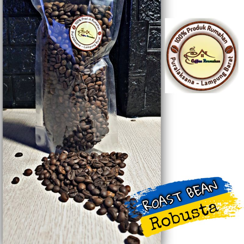 

Roast Bean Sangrai Biji Kopi Robusta Lampung