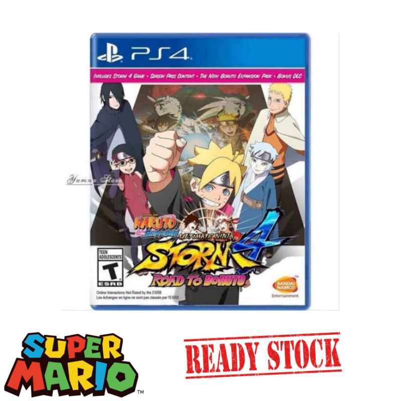 KASET PS4 NARUTO ULTIMATE NINJA STORM 4 ROAD TO BORUTO