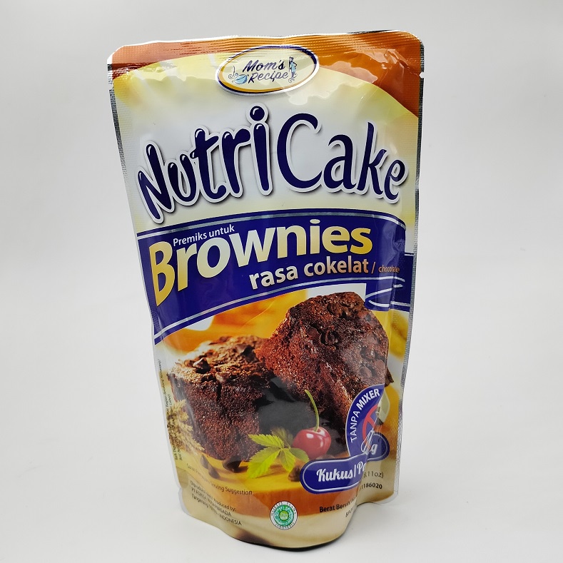 

Nutricake Brownies Tepung Instant 230 Gram Coklat Keju Moka Red Velvet