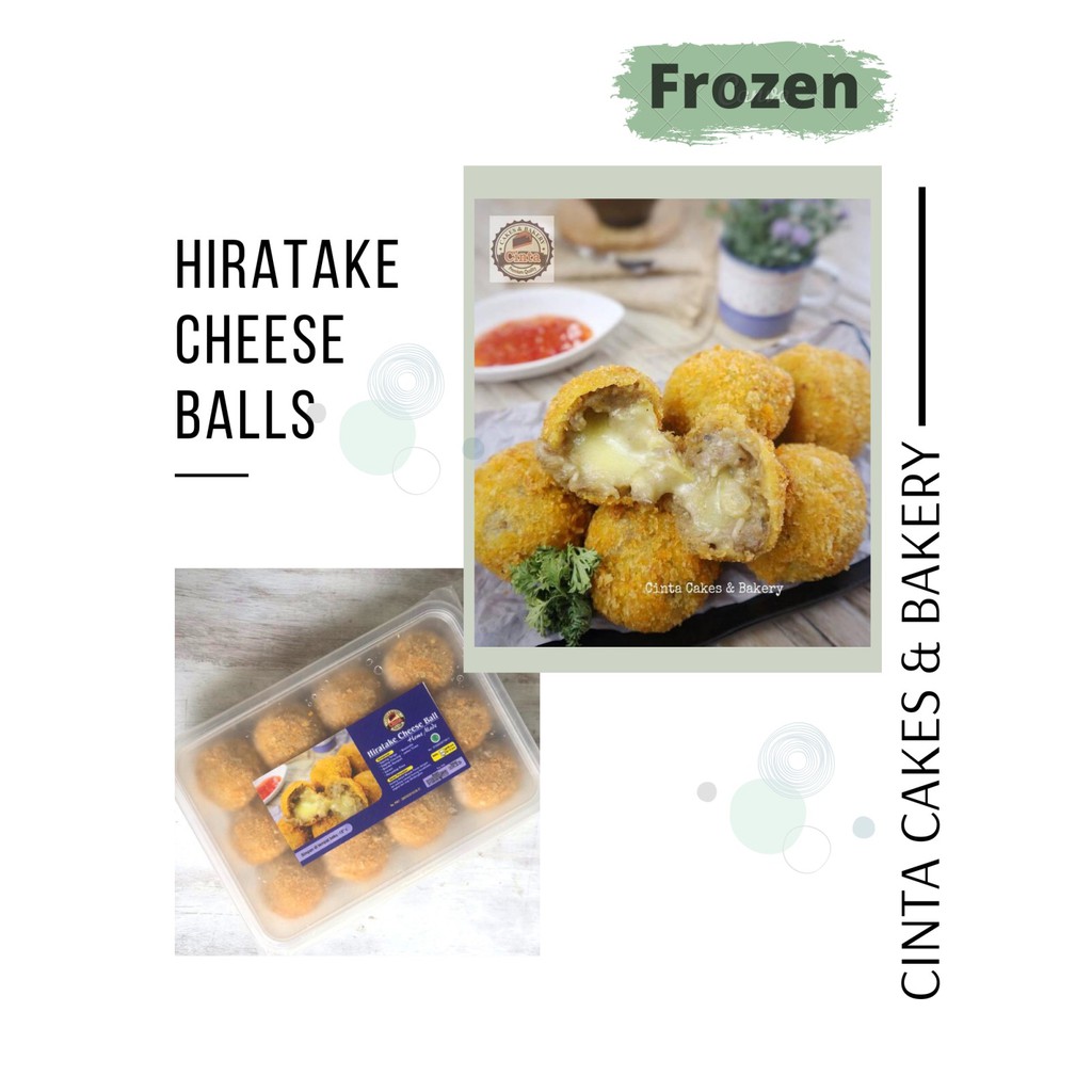 

Hiratake Cheese Balls Frozen / Frozen Food Home Made isi 12 Pcs