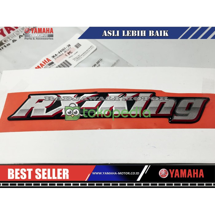 EMBLEM TANGKI RX KING 2002 ASLI ORIGINAL  YAMAHA fix
