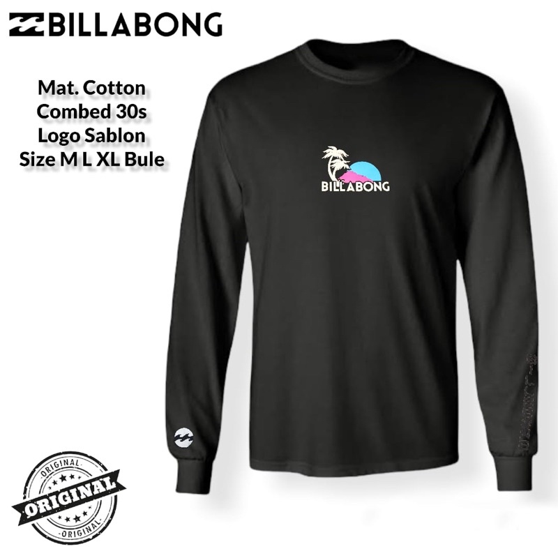 Longsleeve Billabong New The Coconute Tree Berat : 350gr Size : M L XL Bule  Harga : 140k/Pcs