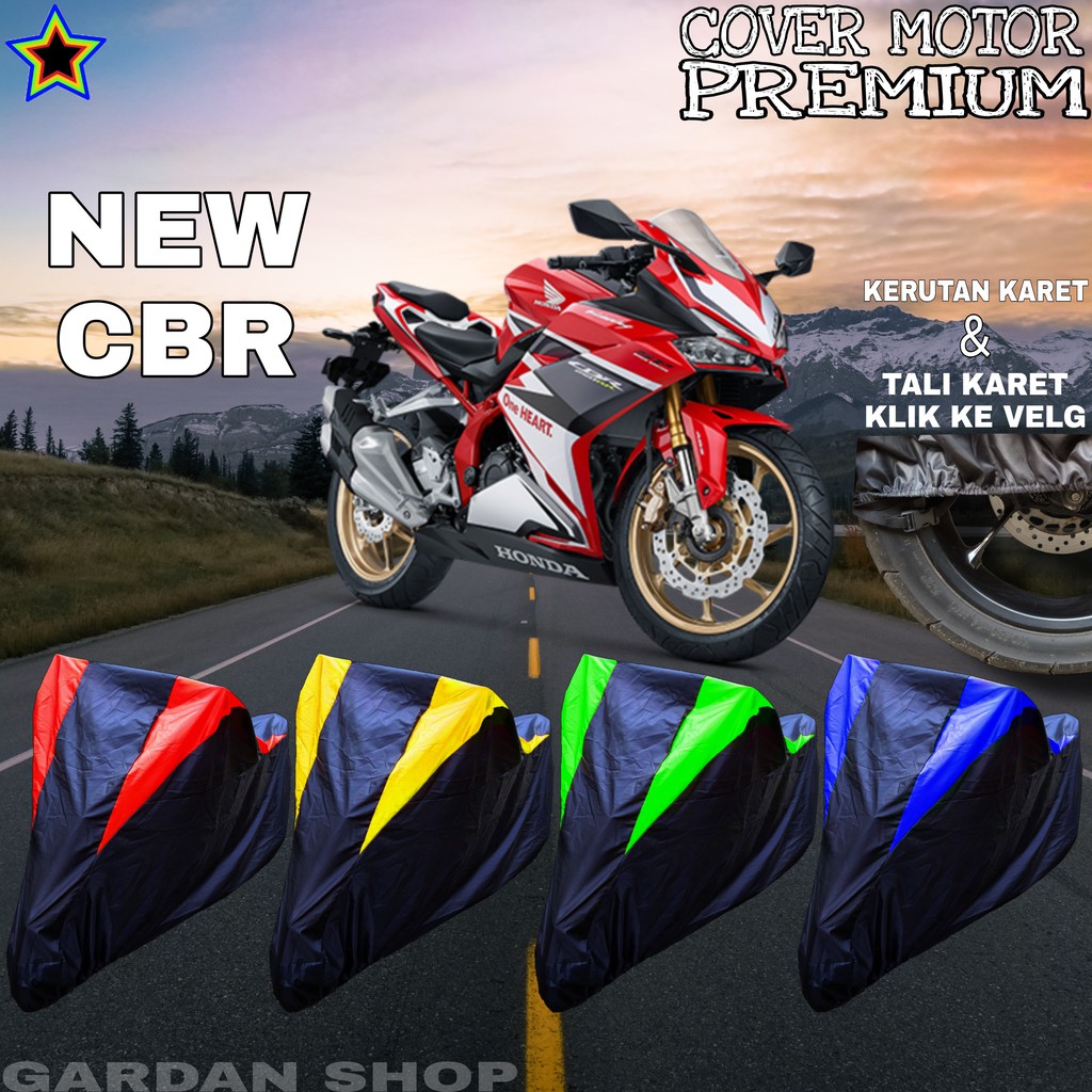 Sarung Motor NEW CBR Hitam KOMBINASI Body Cover Penutup Cbr PREMIUM