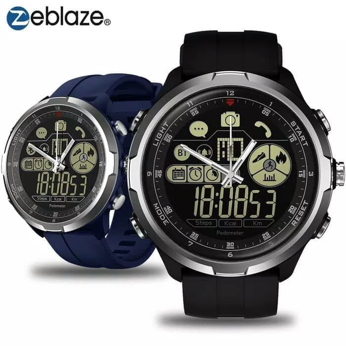Zeblaze Vibe 4 Hybrid Smartwatch - Biru Promo