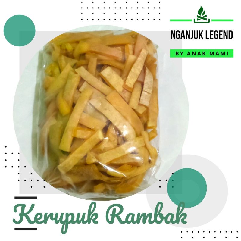 

Kerupuk Krupuk Krecek Kerecek Rambak Kulit Sapi Mentah 500 gr