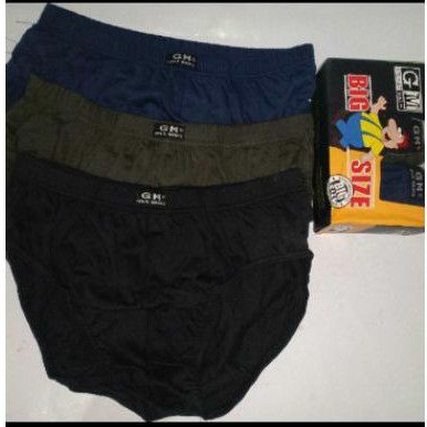 celana dalam pria jumbo GM BIG harga 3pcs