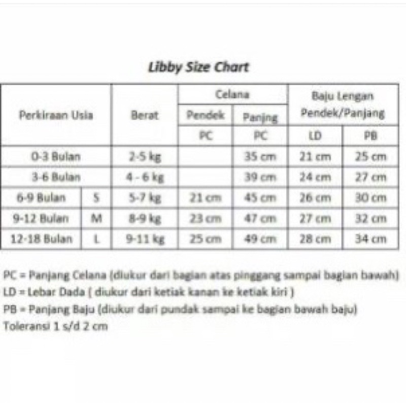 Libby BAJU PANJANG Bayi Anak Polos (3pcs/pack) / Baju Kaos Bayi UNISEX