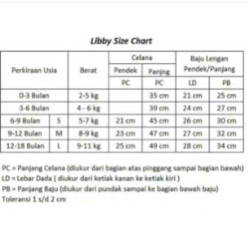 Libby BAJU PANJANG Bayi Anak Polos (3pcs/pack) / Baju Kaos Bayi UNISEX