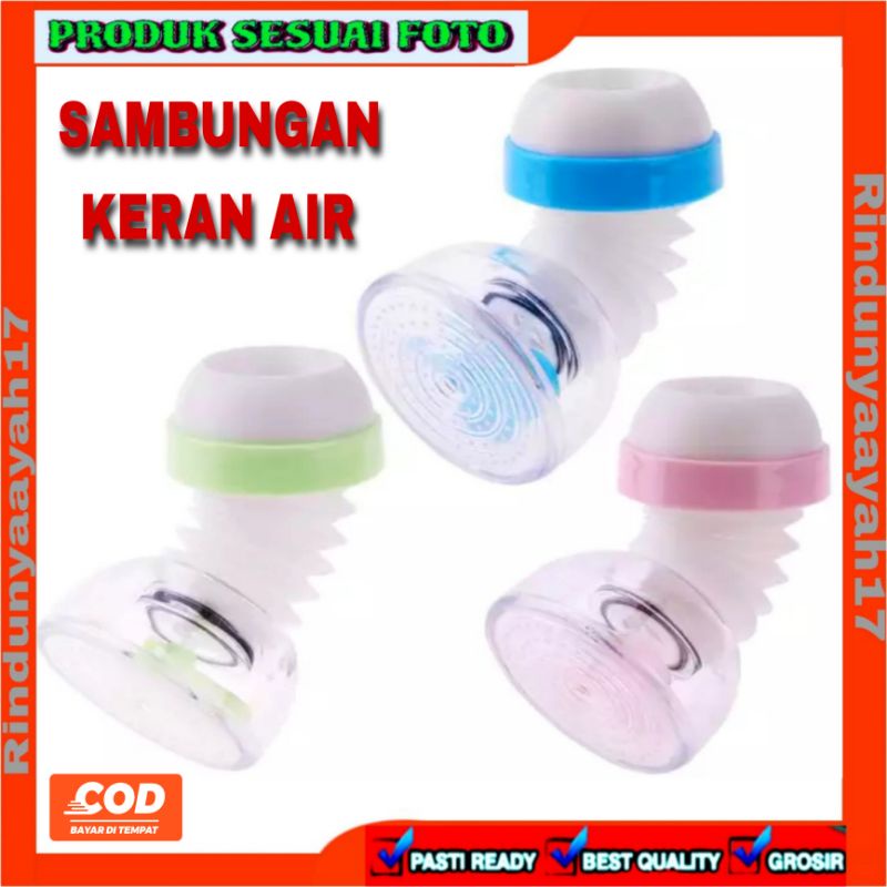 [RA] SAMBUNGAN KERAN AIR 360 DERAJAT KRAN AERATOR SARINGAN ANTI SPLASH KUAT