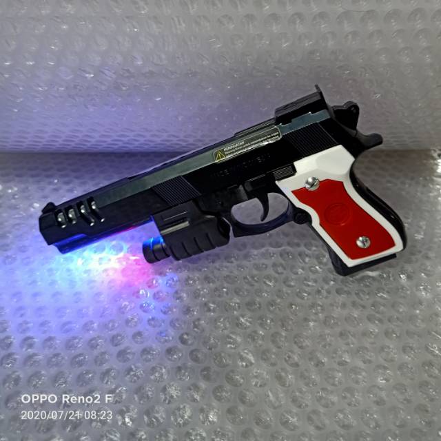 AZ 848 C-1 tembak mainan plus laser peluru azzuri pelor / mainan tembak tembakan ada lasernya