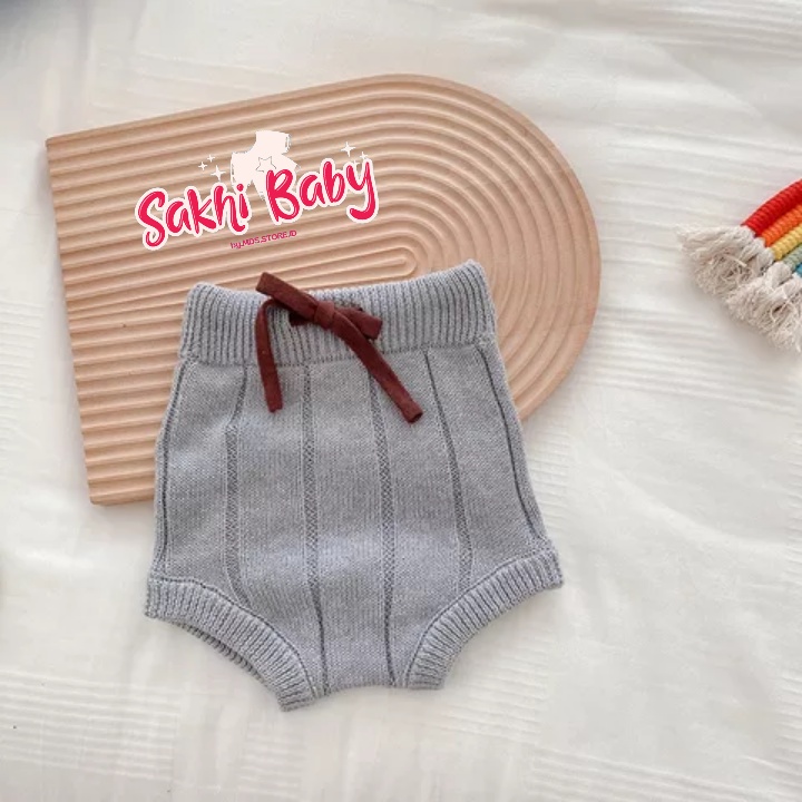 Celana Pendek Rajut Bayi 0 Sampai 8 9 12 Bulan Lucu