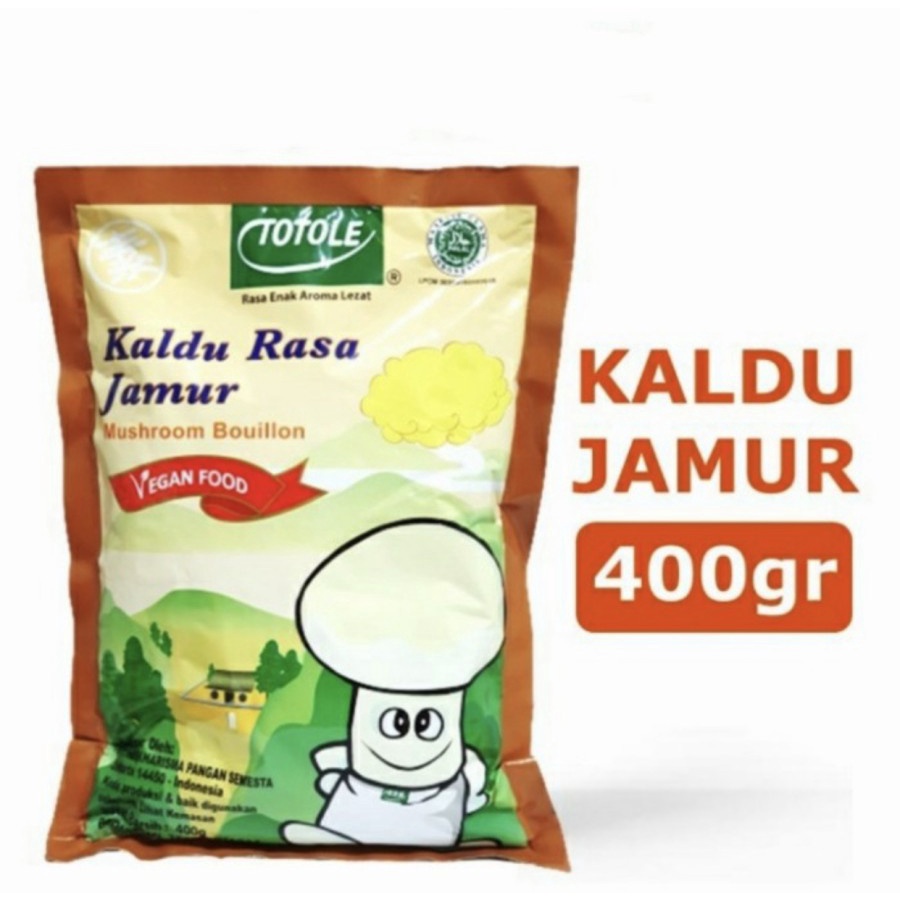 

Bumbu Kaldu Jamur Totole 400 gr / Perasa Vegetarian Non MSG Mokucing