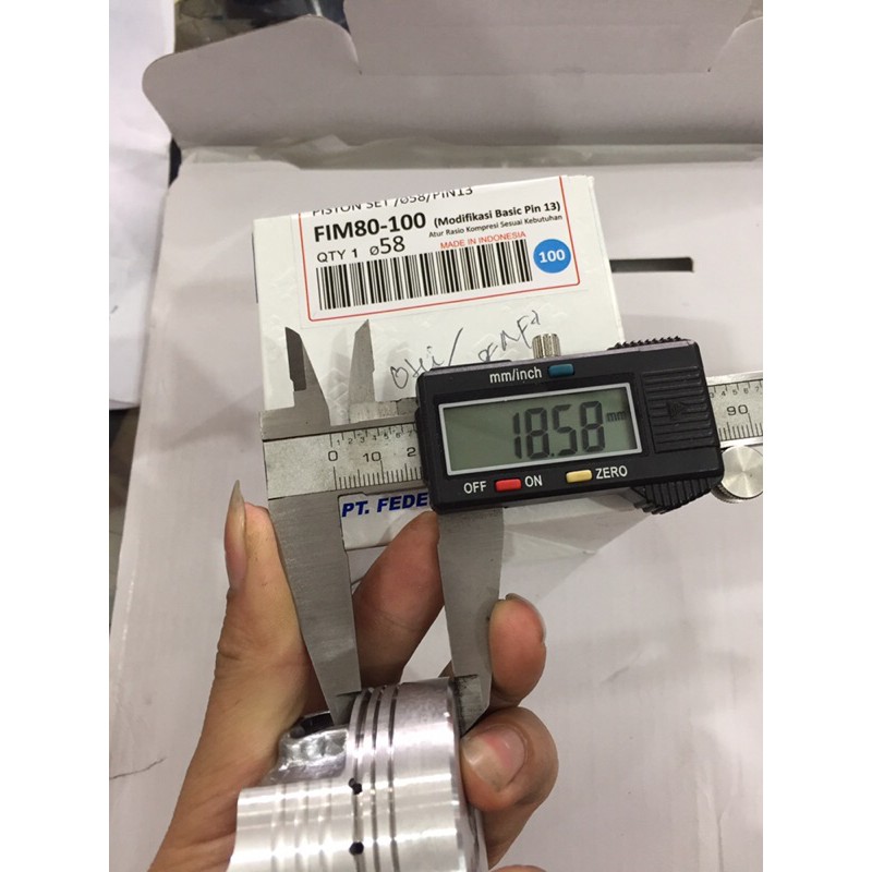 Seher piston kit fim mentah 57 57.5 58 58.5 59 59.5 60 61 62 63mm pin 13 14 15-3
