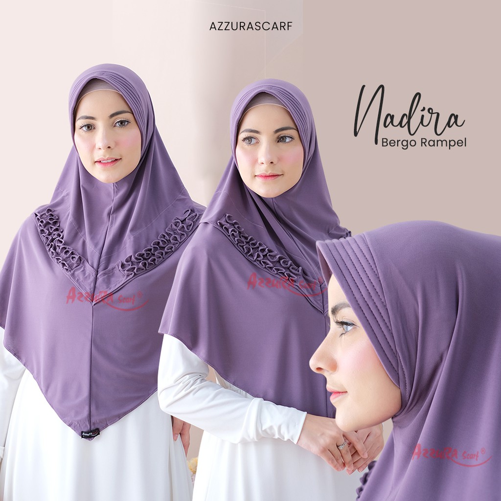 HIJAB INSTAN | HIJAB NADIRA | AZZURASCARF | HIJAB AZZURA | KHIMAR | BERGO INSTAN | ORIGINAL  |
