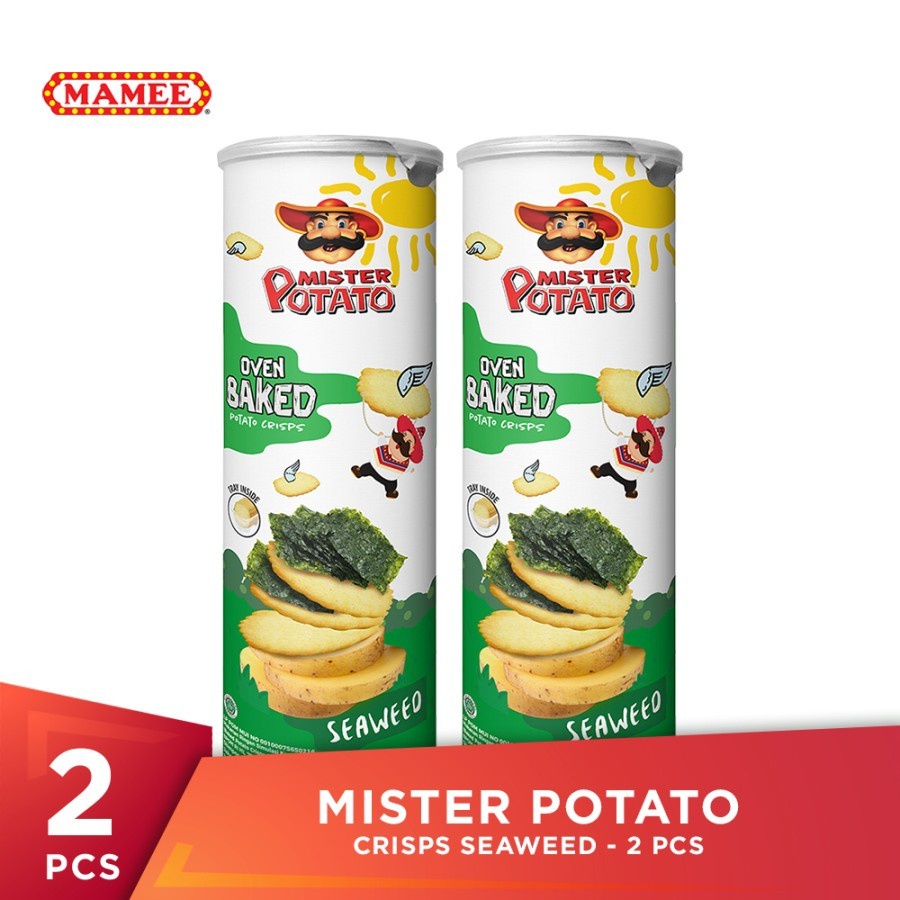 

Mister Potato Baked Crisps Seaweed -2 pcs