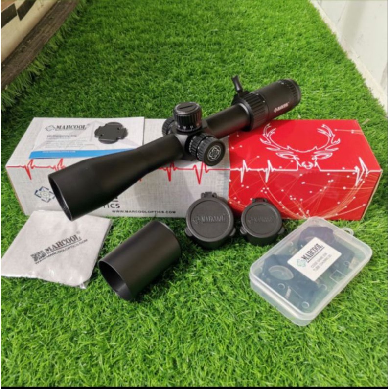 Teleskop MARCOOL WOLVERINE 4-16x44 SFIRG Titik Dot Nyala Tahan Getar Lensa Super Jernih | Telescope 
