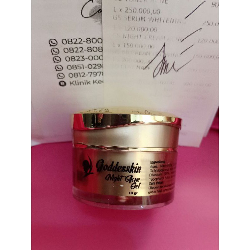 GODDESSKIN NIGHT GEL ACNE
