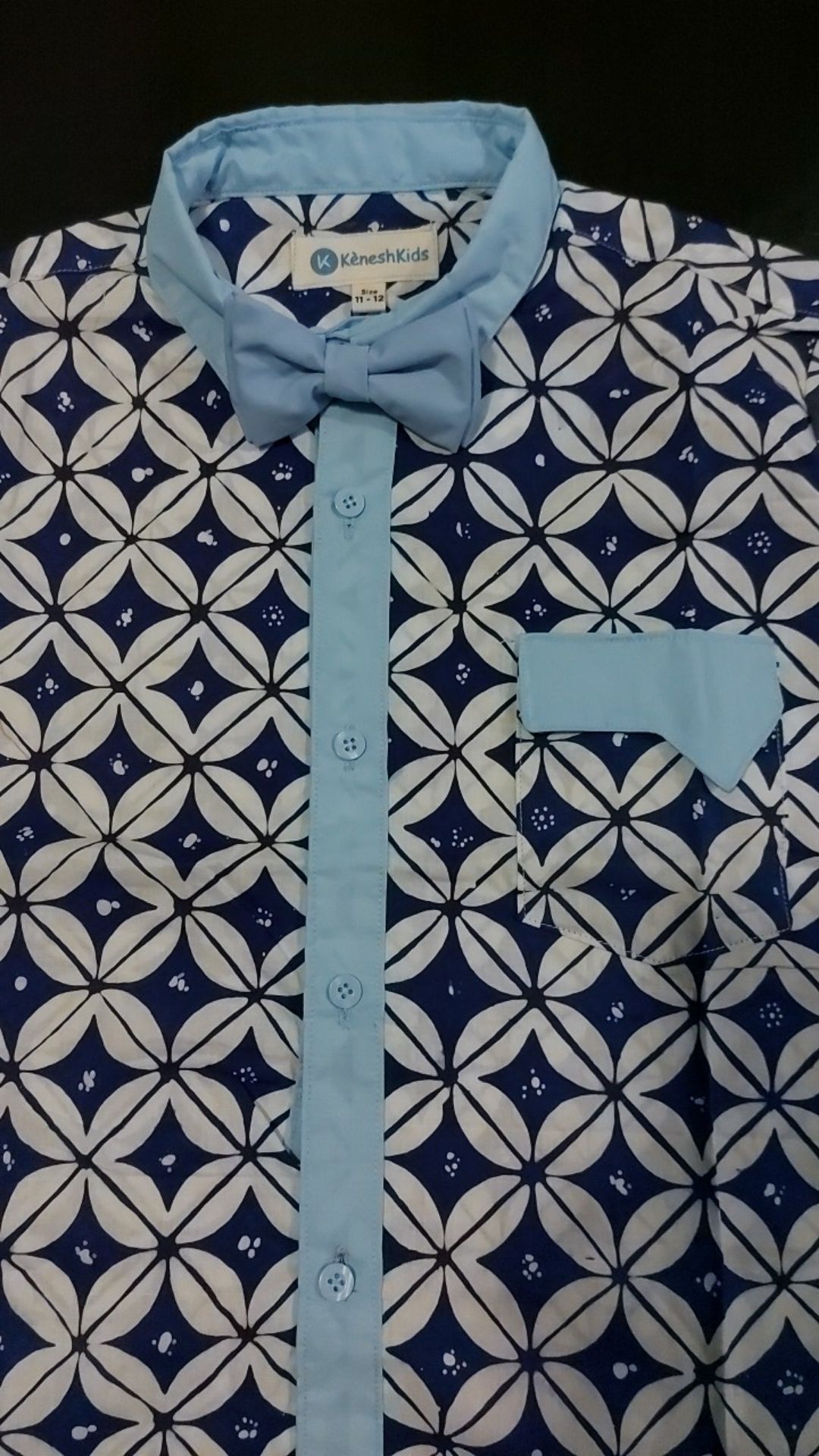 Baju Kemeja Seri Agra Hem Batik Anak  6 Bulan 1 2 3 4 5 6 7 8 9 10 11 12 Tahun Keneshkids