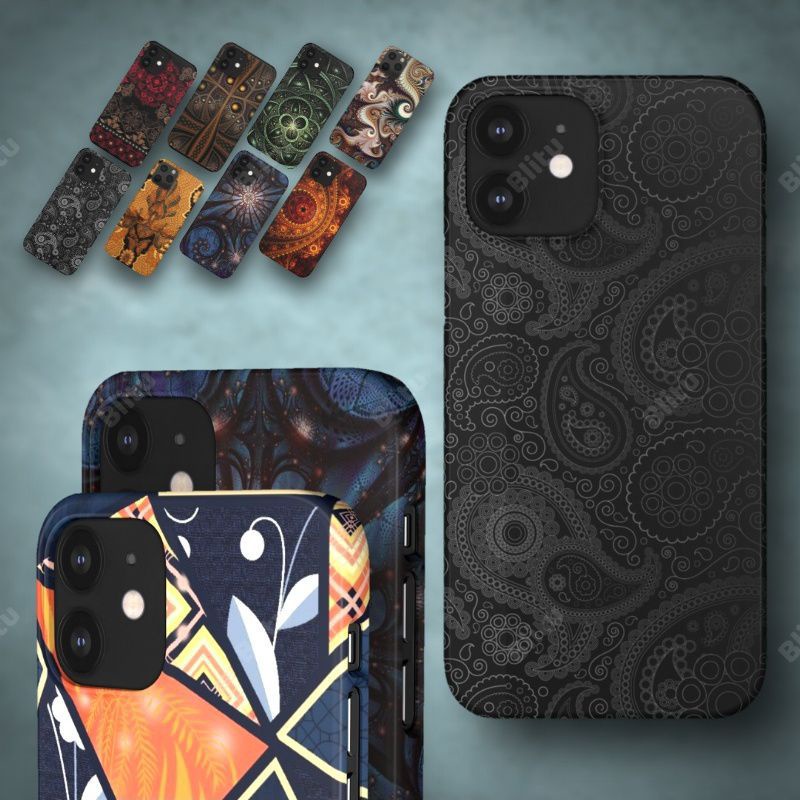 VIVO Motif Batik Retro Casual Aesthetic Soft / Hard / Mirror Case Casing Cover VIVO Y11 Y11s Y12 Y12