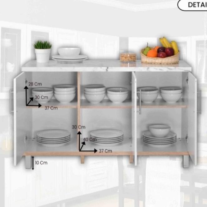 Favorit] Kitchen Set Bawah 3 Pintu/ Lemari Dapur Bawah