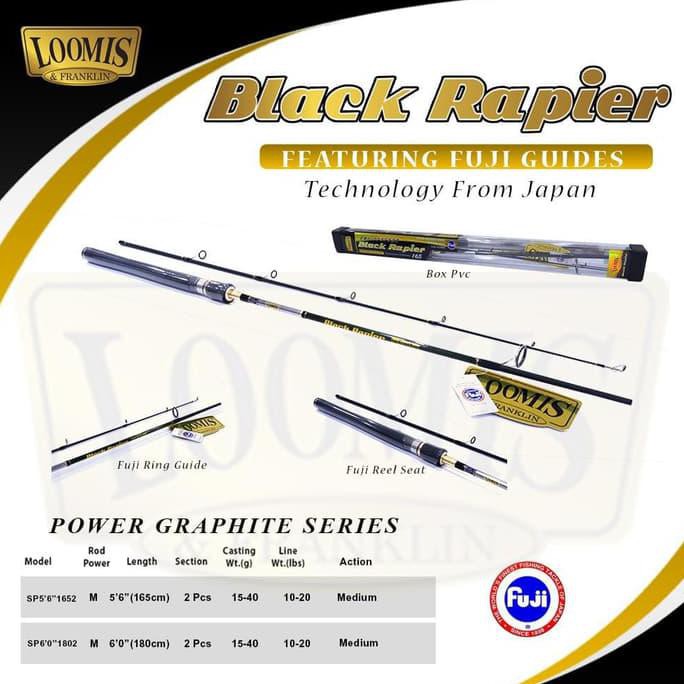 Joran Galatama Loomis Black Rapier 180 Spinning Jr384
