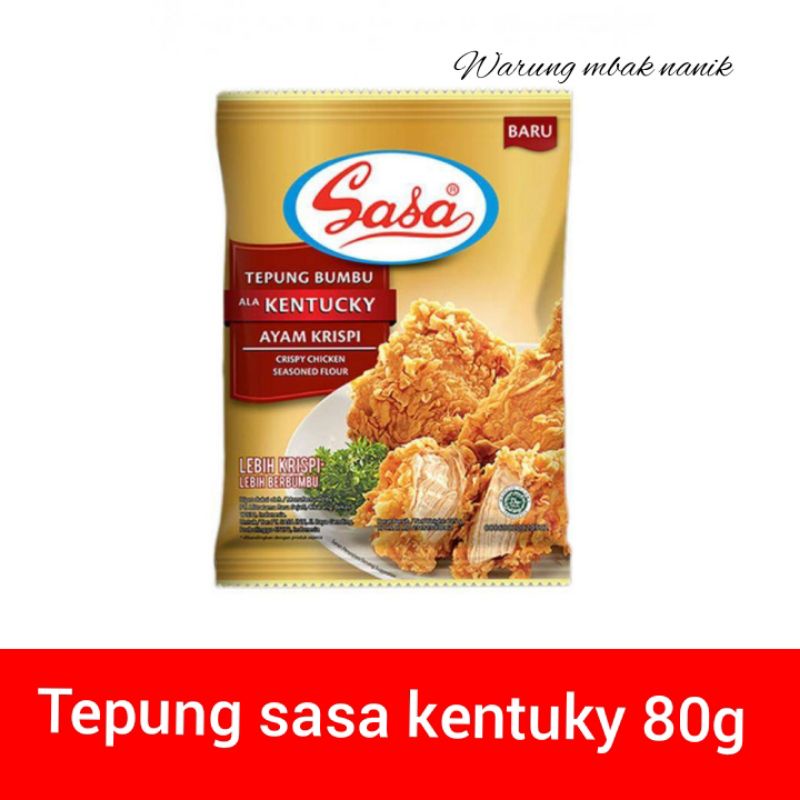 

Tepung sasa Kentucky ayam krispi netto80g