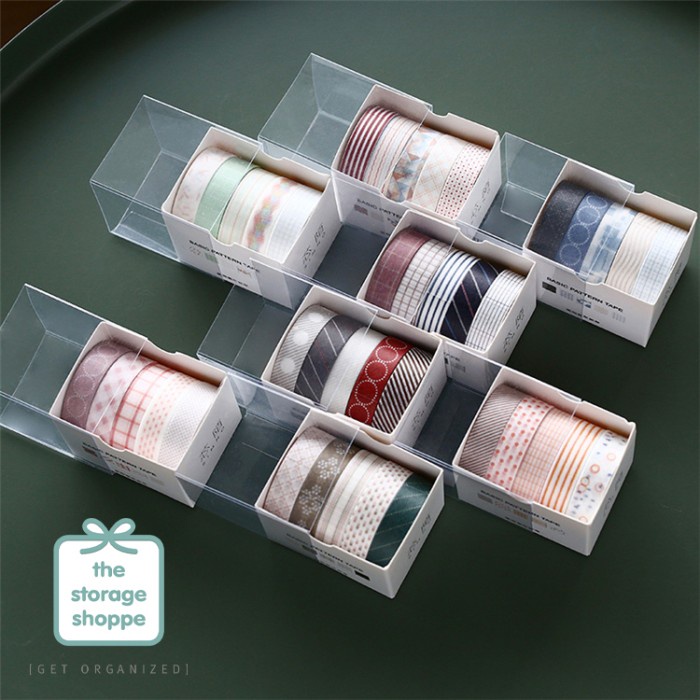 

Lucu Washi Tape Set Of 5 / Masking Tape / Kado Lucu Sale!!!