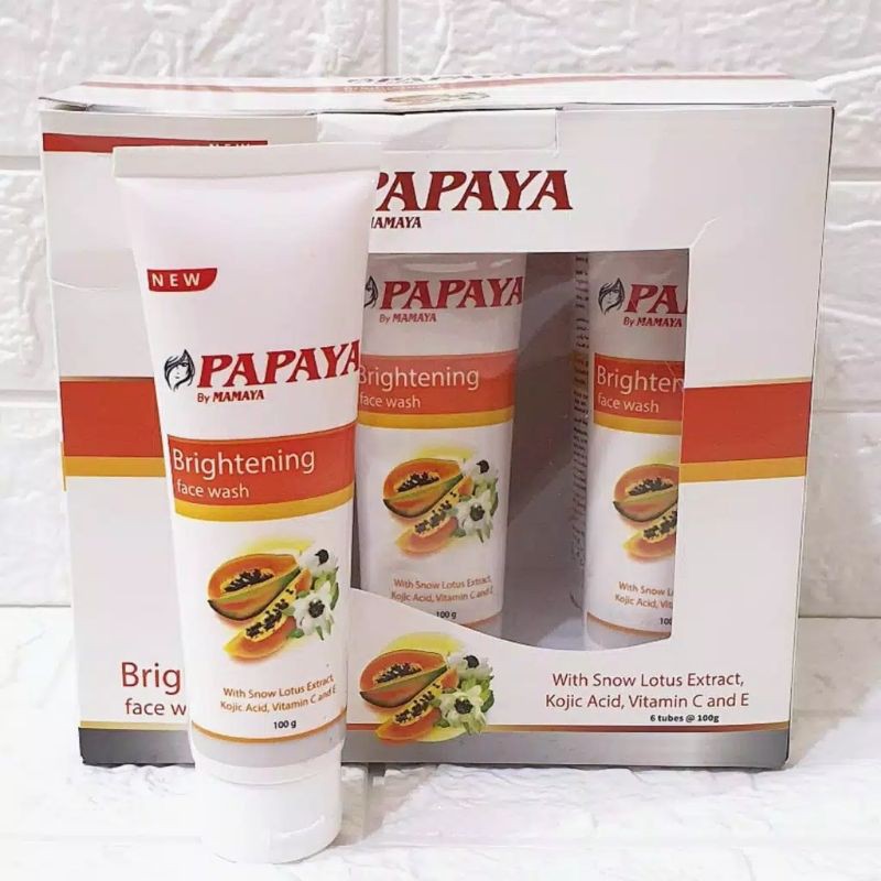 papaya face wash/facial wash/cuci muka papaya