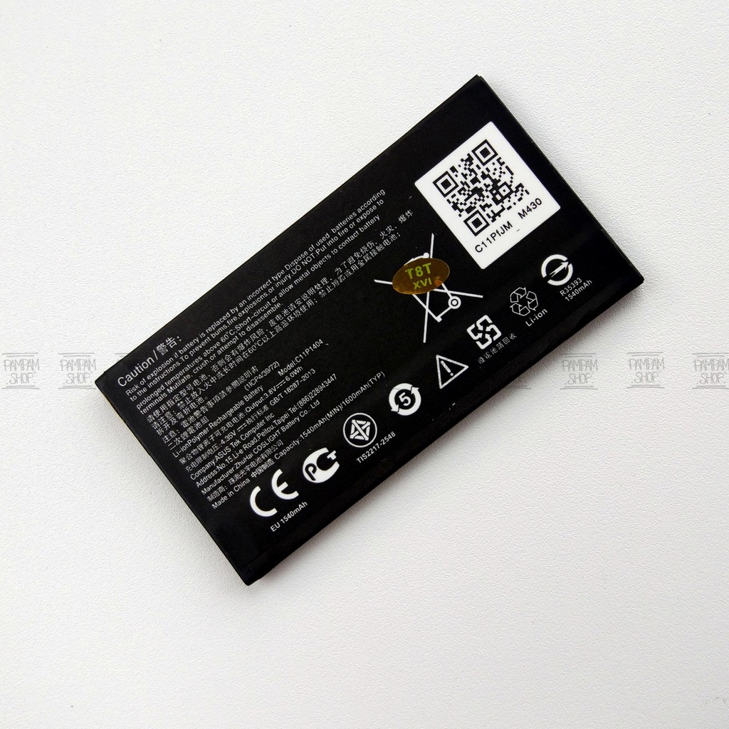 Baterai Asus Zenfone 4 A400CG T001 C11P1404 Original OEM Batrai Batre Battery HP Handphone Ori