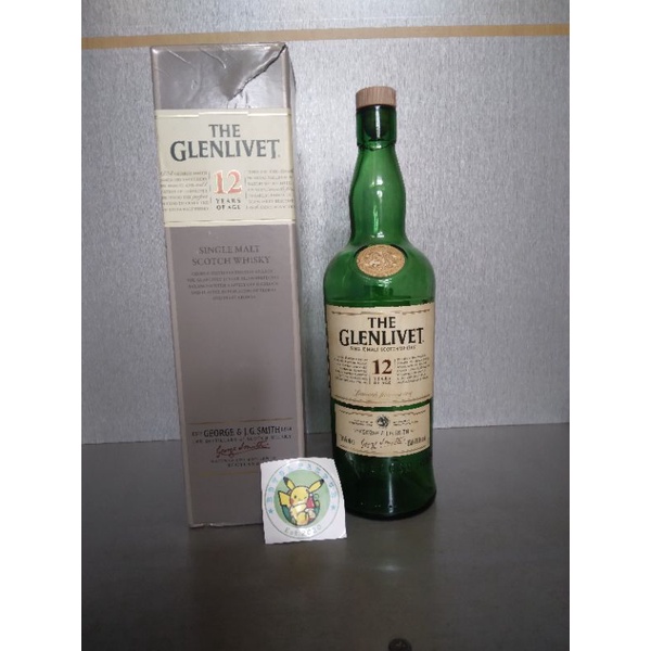 Botol  kosong - glenlivet 12