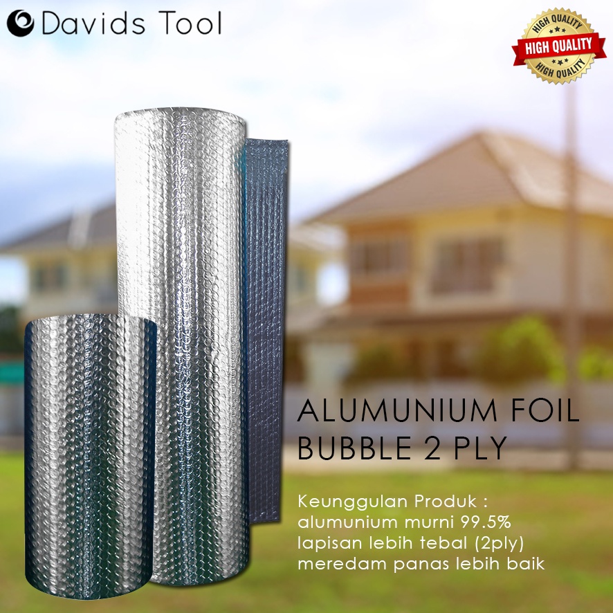 Aluminium Foil Atap Rumah Alumunium Bubble Peredam Panas Pendingin