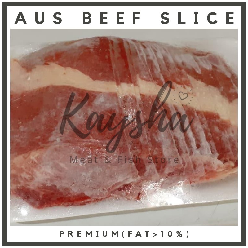 

AUS Beef Slice 500gr NO LEMAK- Yoshinoya, Ricebowl, Shabu, Daging Sapi