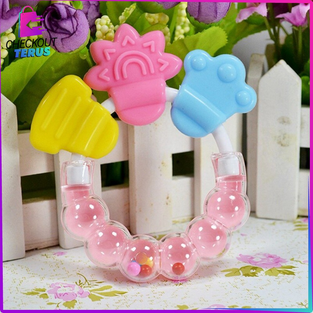 CT M71 Mainan Rattle Genggam Empeng Bayi Maenan Kerincingan dan Gigitan Bayi Baby Teether Toys