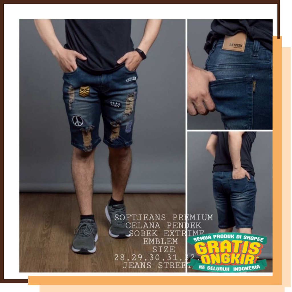 New Bawahan Cowok Terkini BTS Lmc 511 Lmc Marfa (56497-0067) / READY PENDEK PREMIUM JEANS/PENDEK SOB