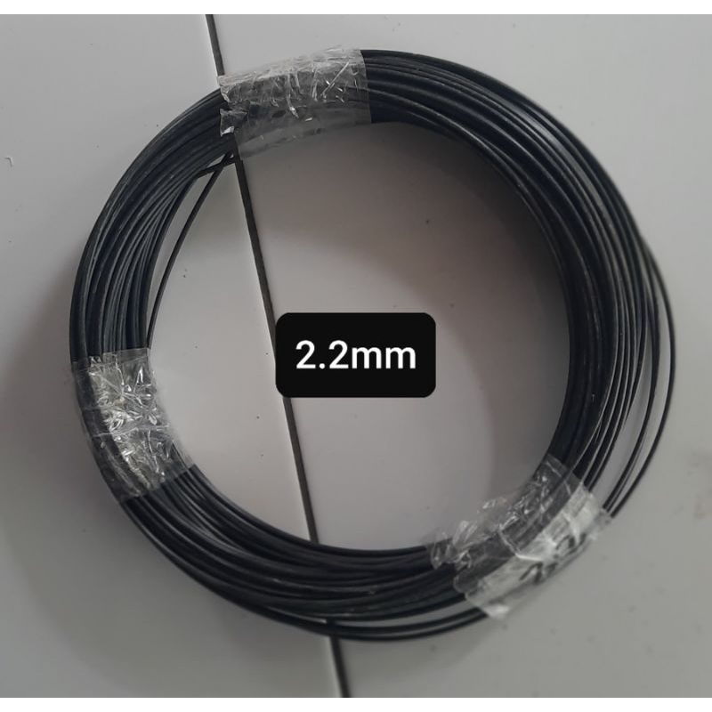 jeruji fiber warna HITAM ukuran 2,2mm