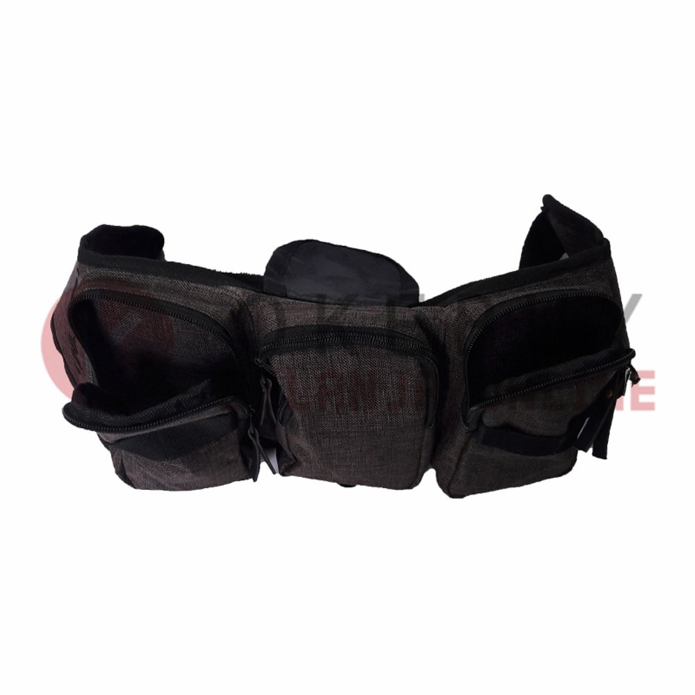 Waist Bag & Sling Bag PALAZZO 39406 Brown - Tas Pinggang