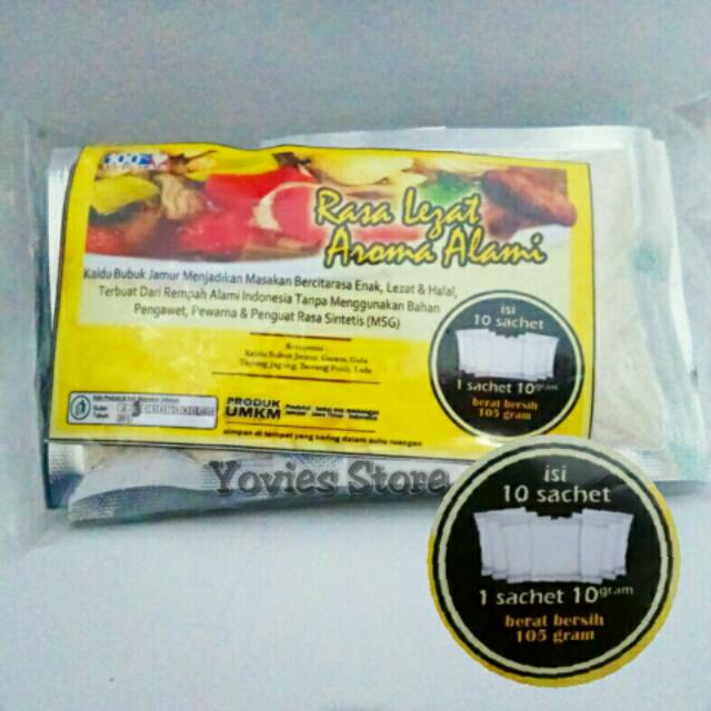 

Paket 10 Sachet Kaldu Bubuk Jamur Alami Non MSG Tanpa Bahan Pengawet Kemasan Ekonomis