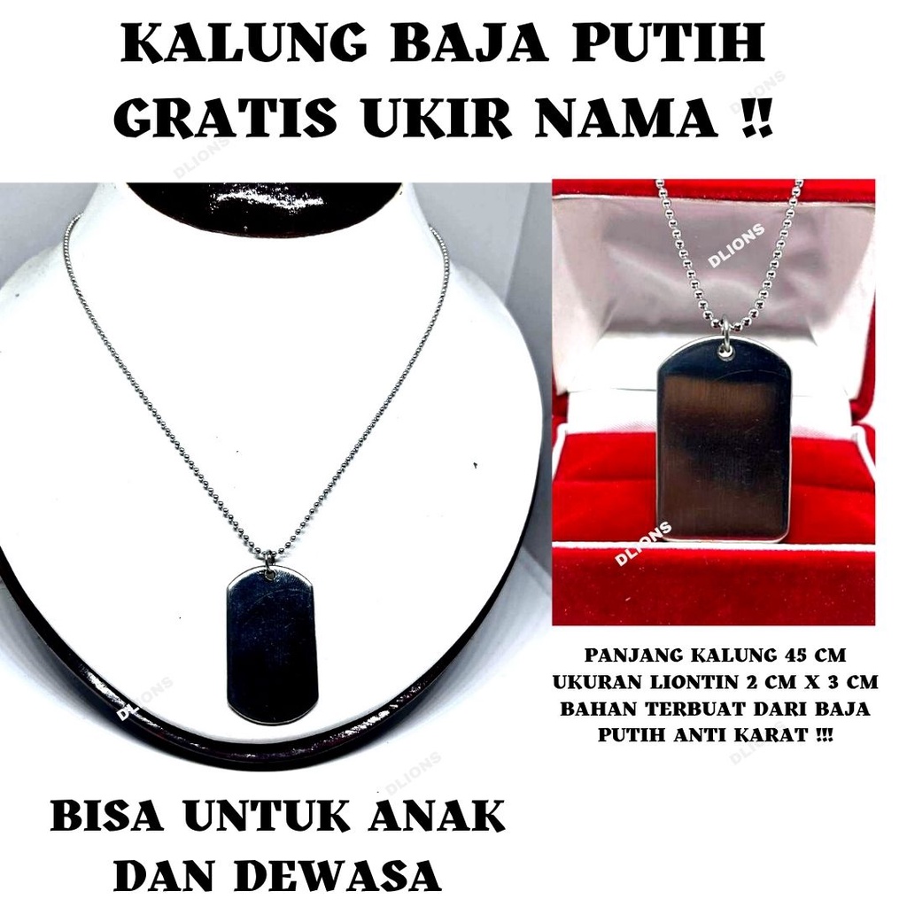 KALUNG NAMA,KALUNG UKIR NAMA,KALUNG PLAT GRATIS UKIR NAMA,BISA UNTUK SEGALA UMUR