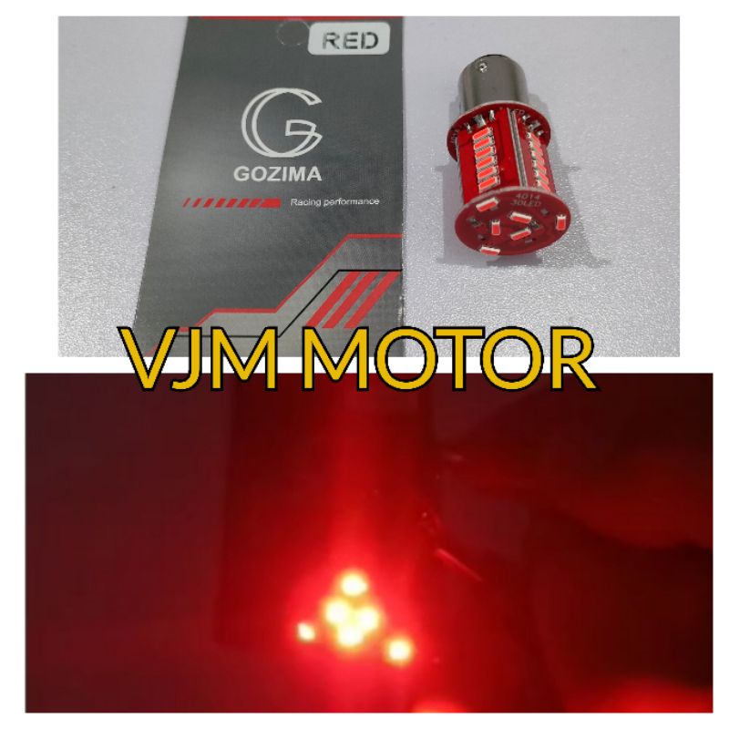 Lampu Stop Rem belakang gedip 30 mata LED motor/mobil