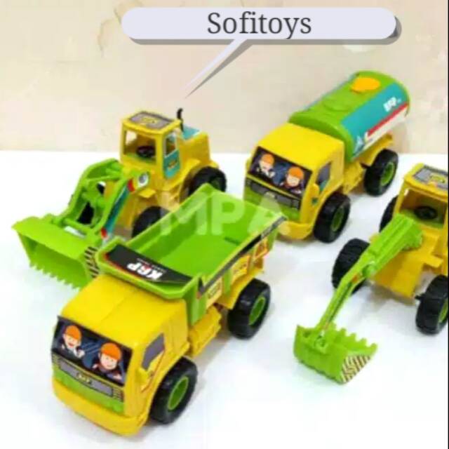 sofi.id MAINAN MOBIL ALAT BERAT OCT ISI 4 PCS ID 28 RB