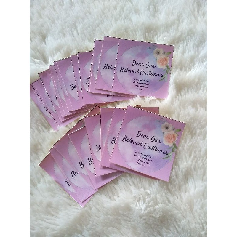 

STIKER KOTAK 50PCS CUSTOM STIKER STIKER OLSHOP MURAH