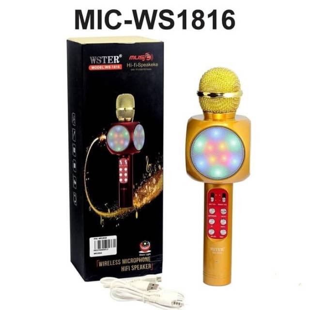 MICROPHONE BLUETOOTH WIRELESS MIC-WS1816