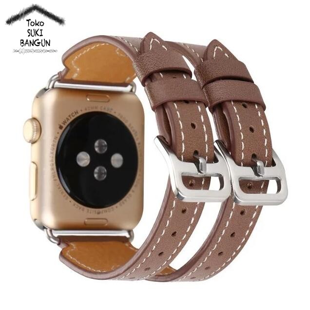 Strap Apple Watch Series 8 7 6 5 4 3 2 1 41mm 40mm 38mm TALI JAM DOUBLE CUFF Leather