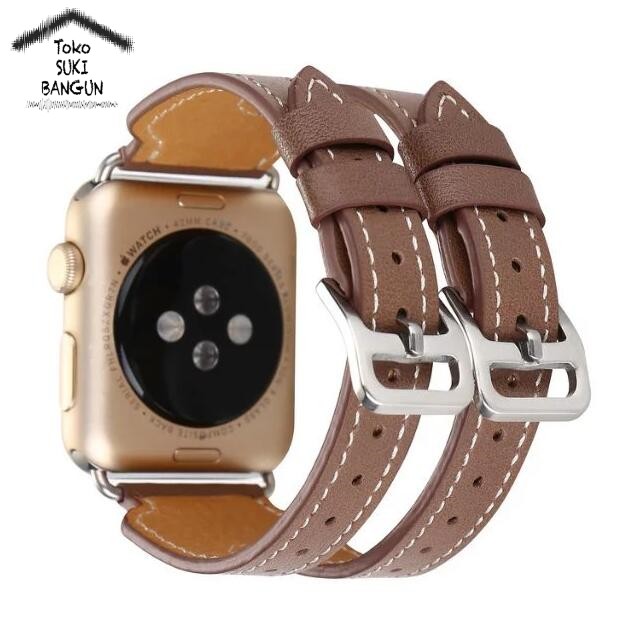 Strap Apple Watch Series Ultra 8 7 6 5 4 3 2 1 49mm 45mm 44mm 42mm TALI JAM DOUBLE CUFF Leather Band Strap